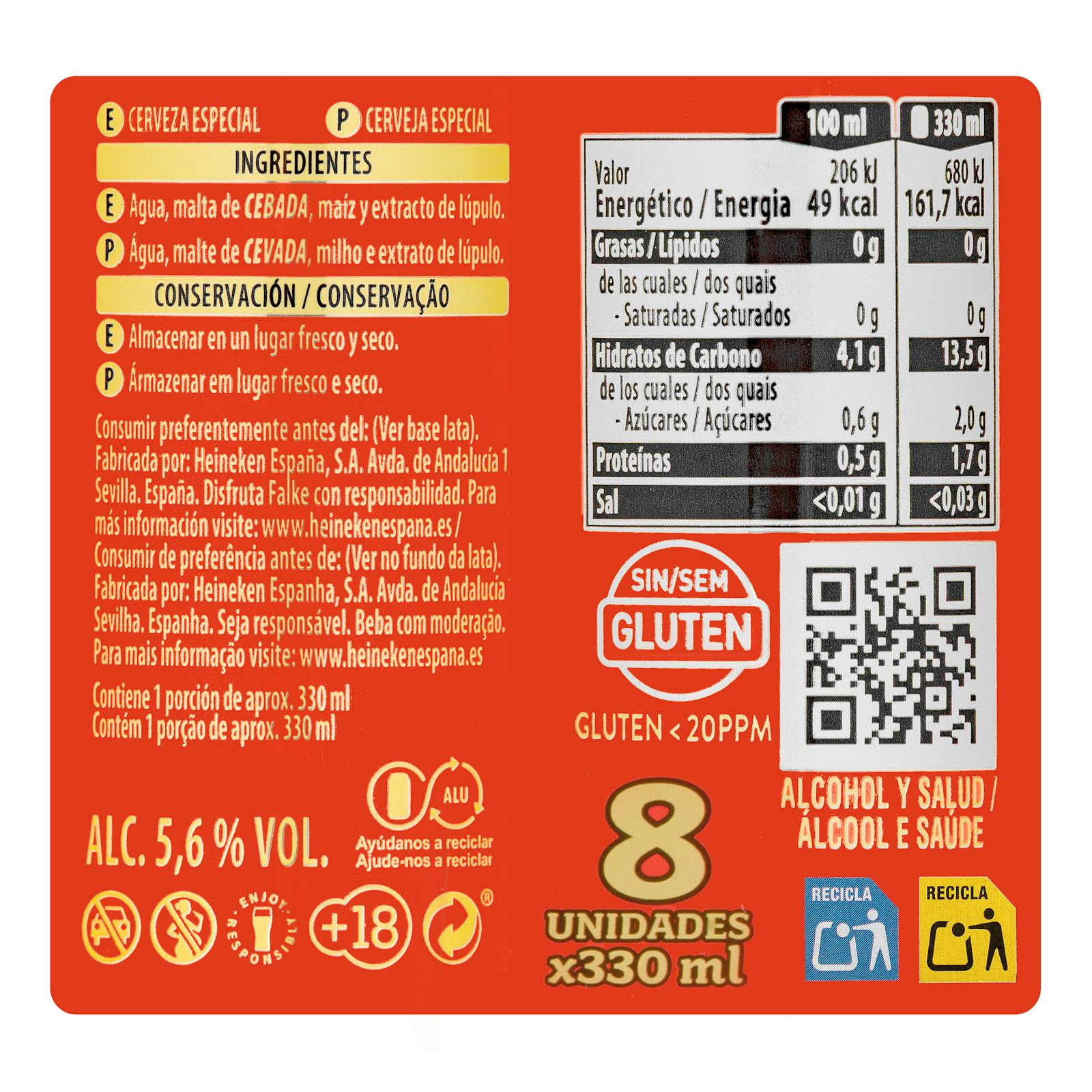 Bière spéciale sans gluten Falke