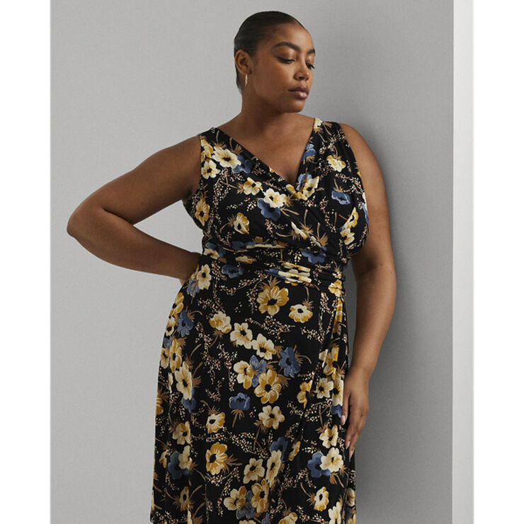 Lauren Ralph Lauren STR CLASSIC JERSEY-DRESS Sort