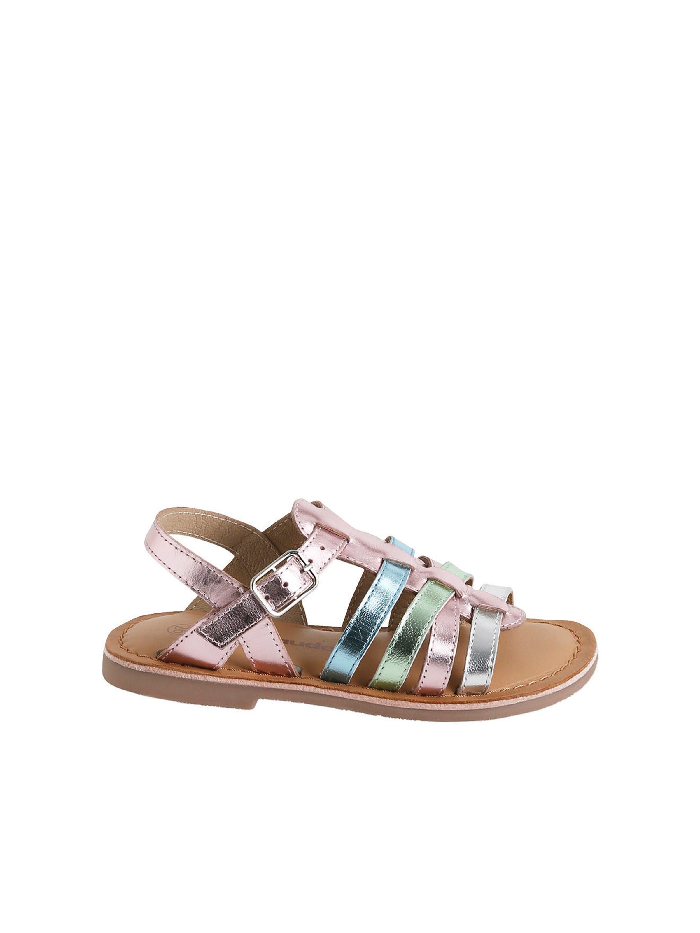 Vertbaudet Mädchen Riemchen-Sandalen aus Leder lila