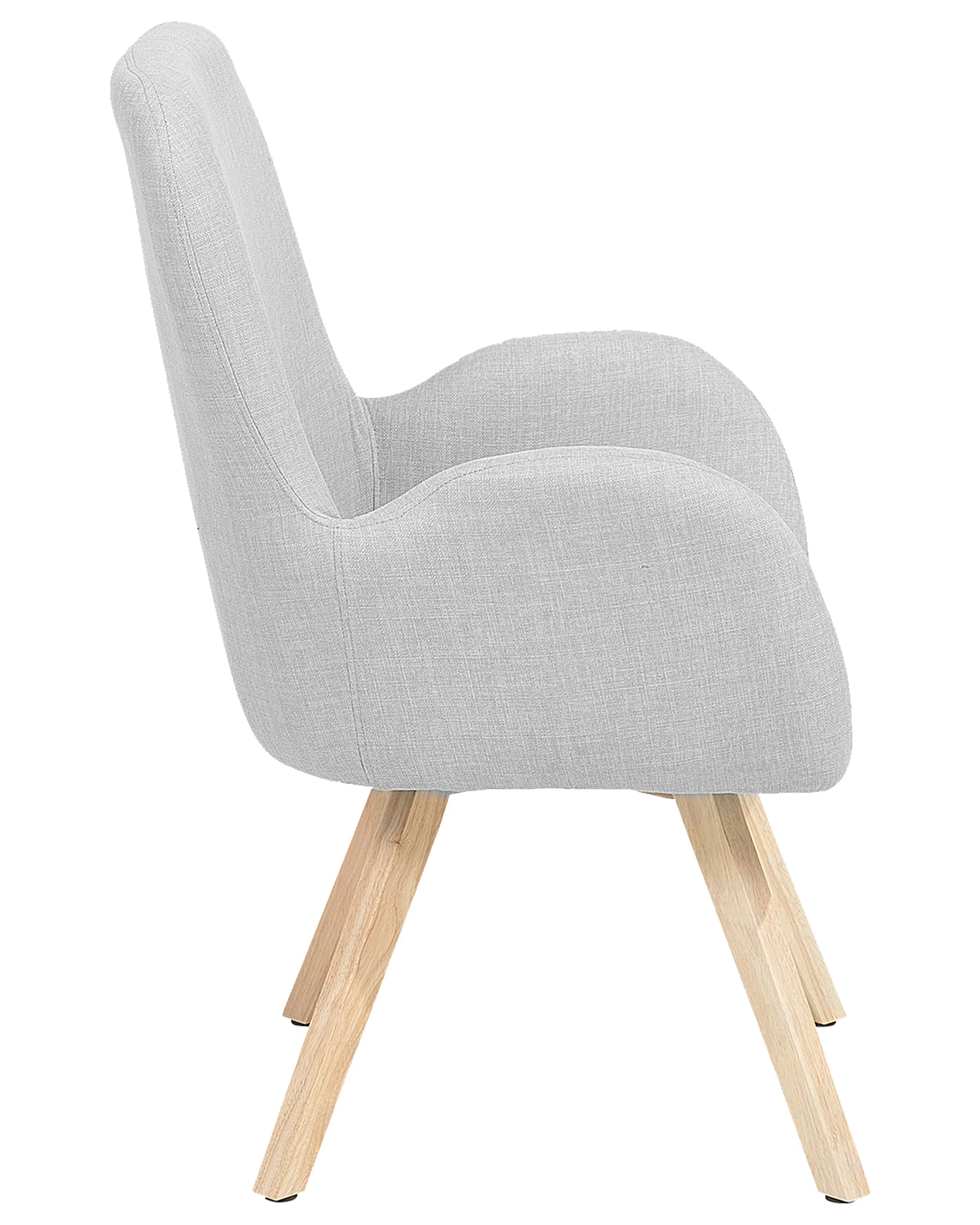 Fauteuil BJARN Stof Lichtgrijs