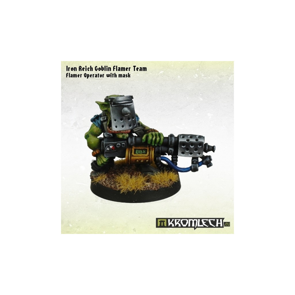 Iron Reich Goblin Flamer Team