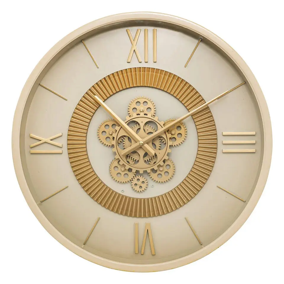 Atmosphera Wandklok Roma Dua - Vintage Metal - D50 cm - metaal