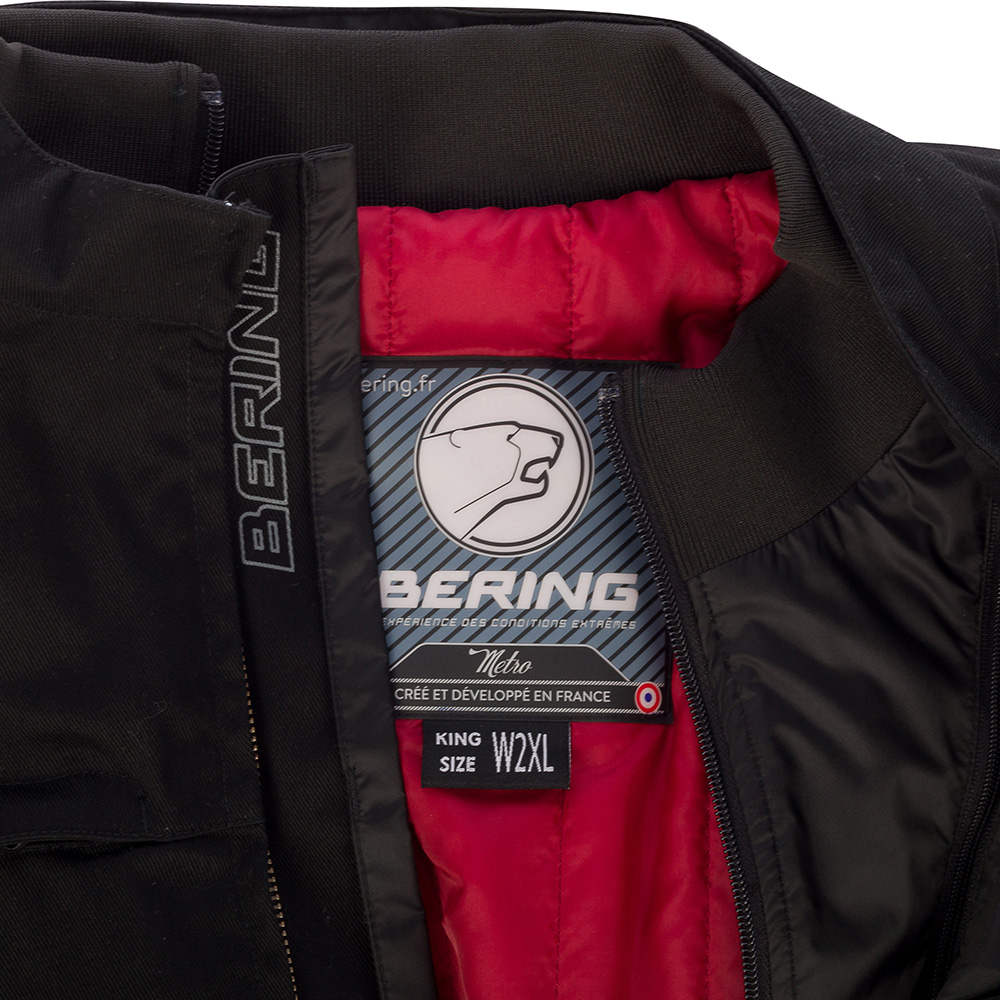 Bering - Blouson Zander King Size - Grande taille Noir