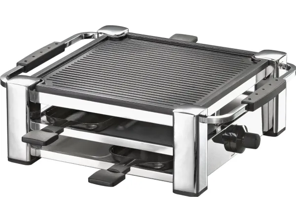 Rommelsbacher RCC 1000 Fashion - Raclette/grill - 1 kW - krom