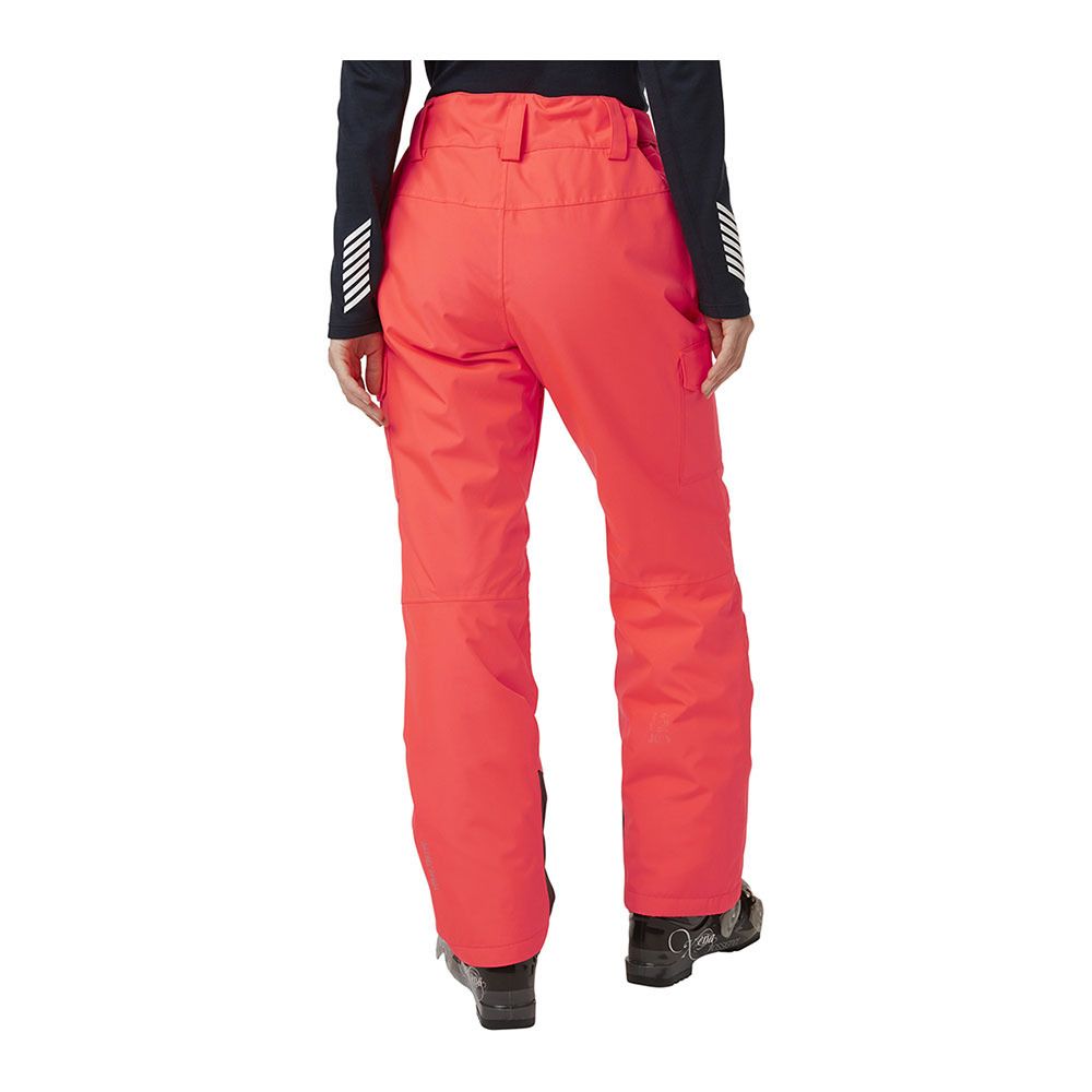 Helly Hansen SWITCH CARGO INSULATED - Pantalon ski Femme neon coral