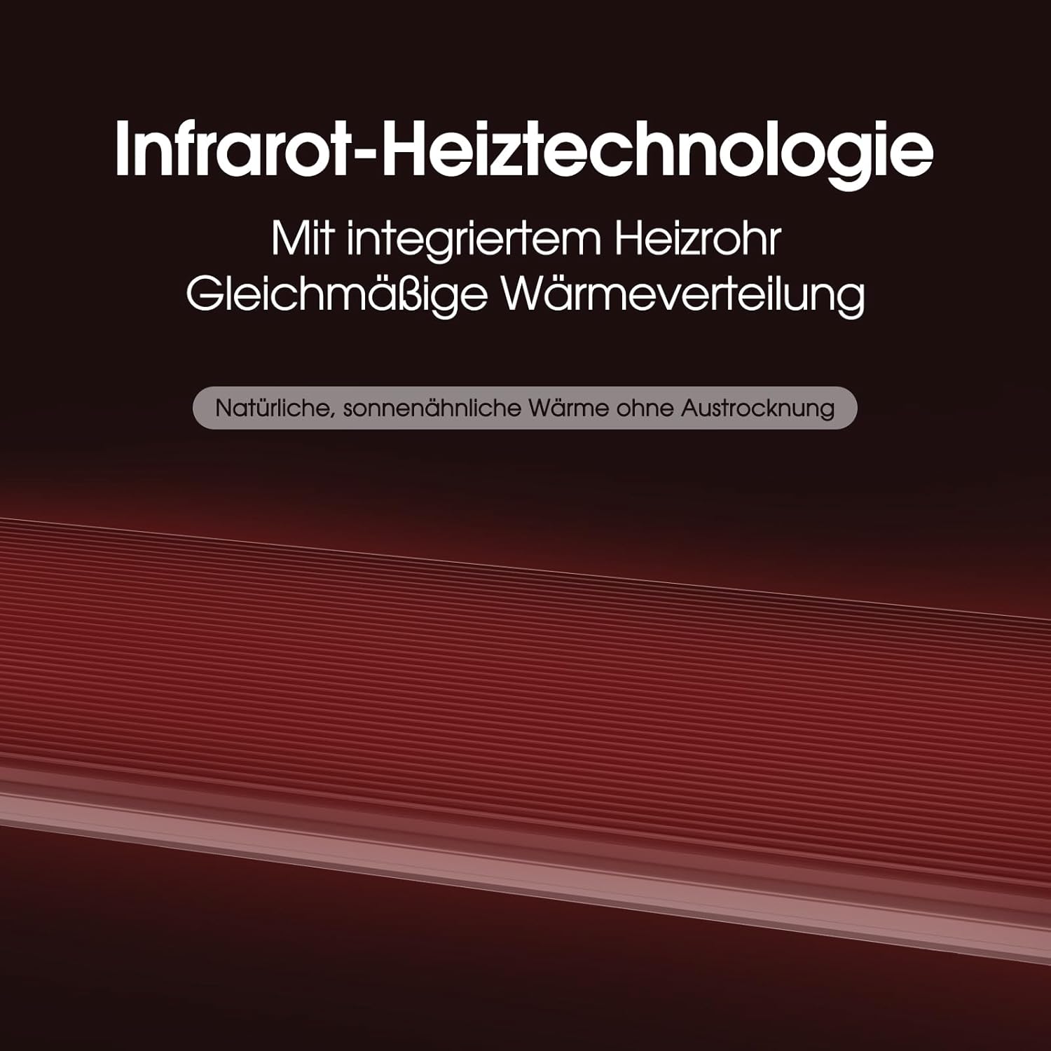 Infrarot Heizstrahler, Infrarotstrahler 1500 Watt, Infrarotheizung mit Thermostat, Elektroheizung mit WiFi App Steuerung Fernbedienung, Infrarotheizstrahler Wand- & Deckenmontage, Terrasse & Garten