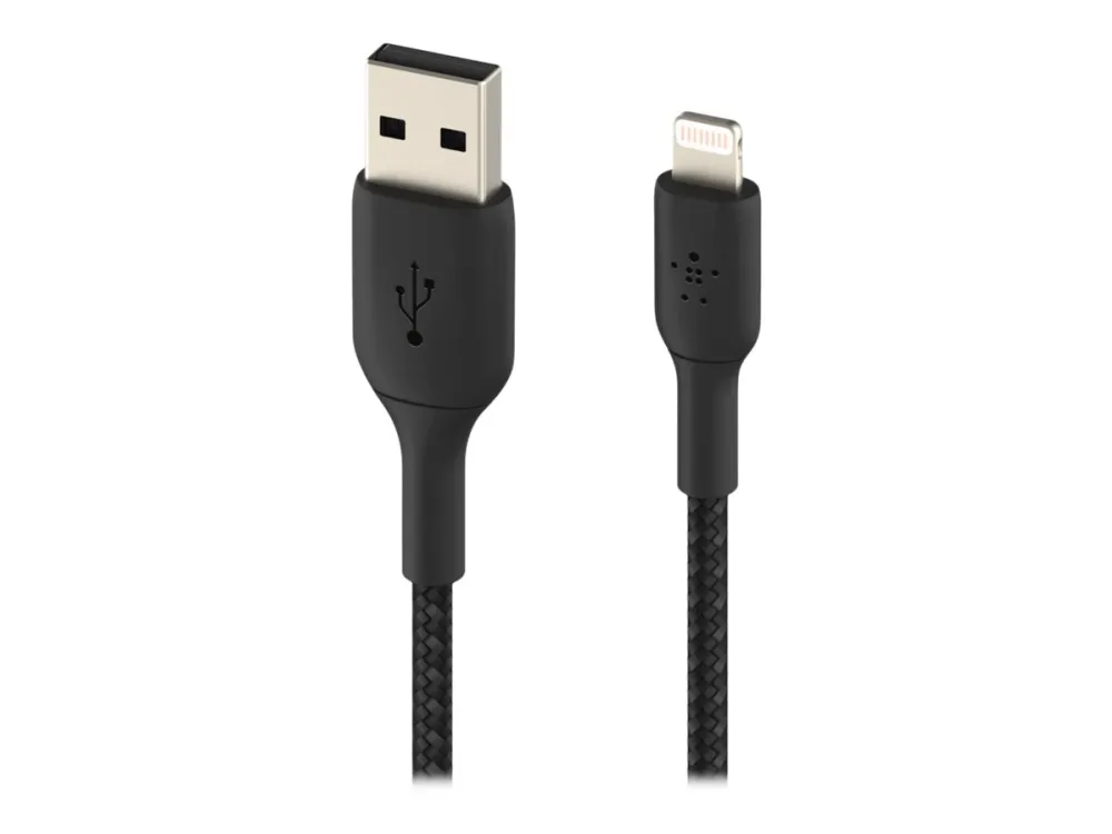 Belkin BoostCharge - Lightning-kabel - Lightning han til USB han - 1 m - sort