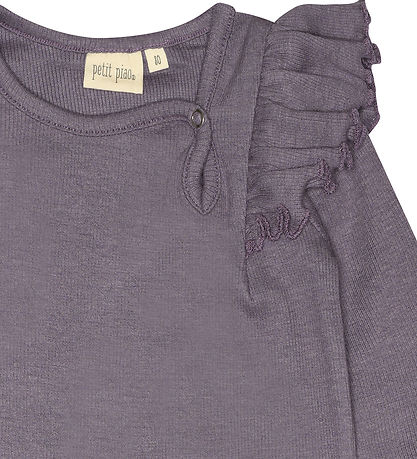 Petit Piao Body l/æ - Rib - Modal - Dusty Violet