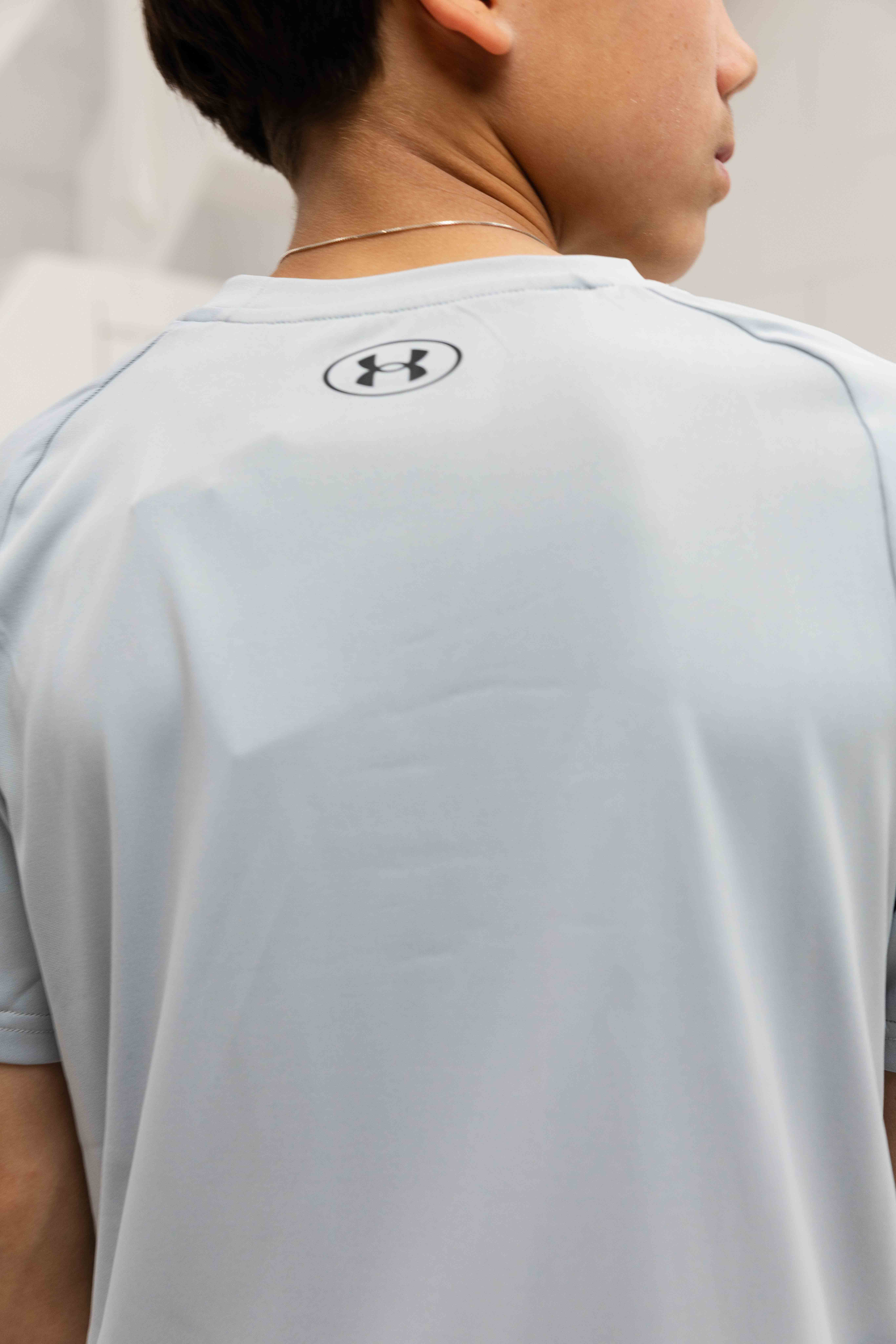 Under Armour Tech Graphic T-Shirt Kids Grijs/Zwart