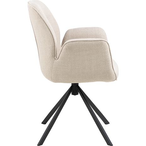Aura spisebordsstol - lys beige