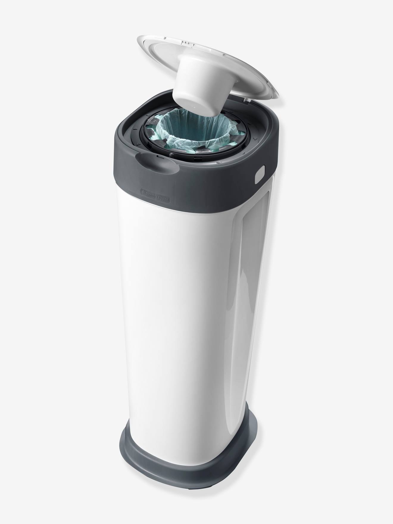 Lixeira Tommee Tippee Sangenic branca tamanho XL com sistema Twist & Click