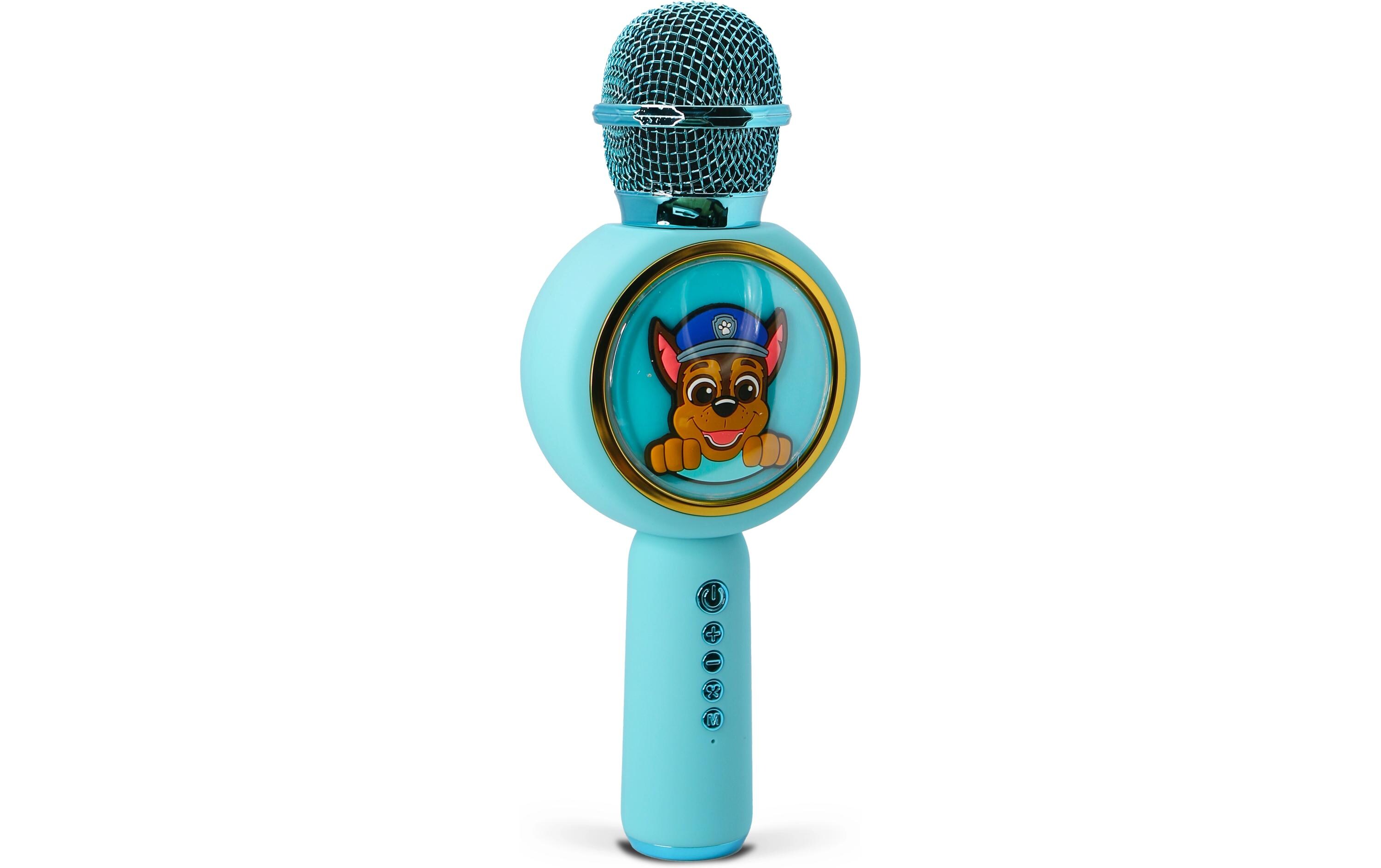 Mikrofon Paw Patrol Chase PopSing Karaoke BlauKaraoke-Mikrofon im Paw Patrol--Design mit eingebautem Lautsprecher