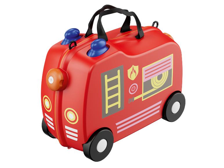 Kinder koffer met zitje