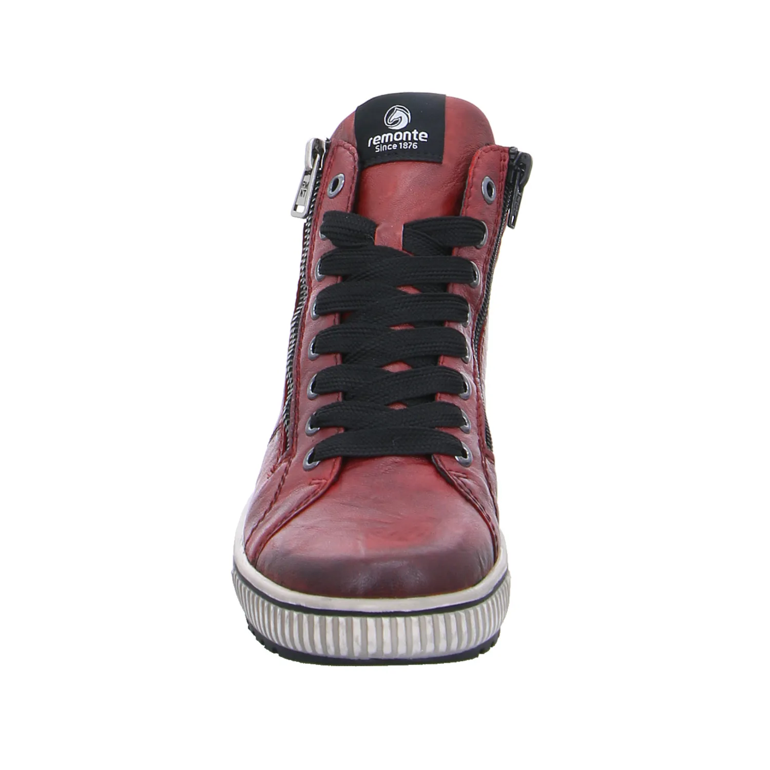 REMONTE Mid Cut Sneaker Rot Leder  mit TEX Membrane