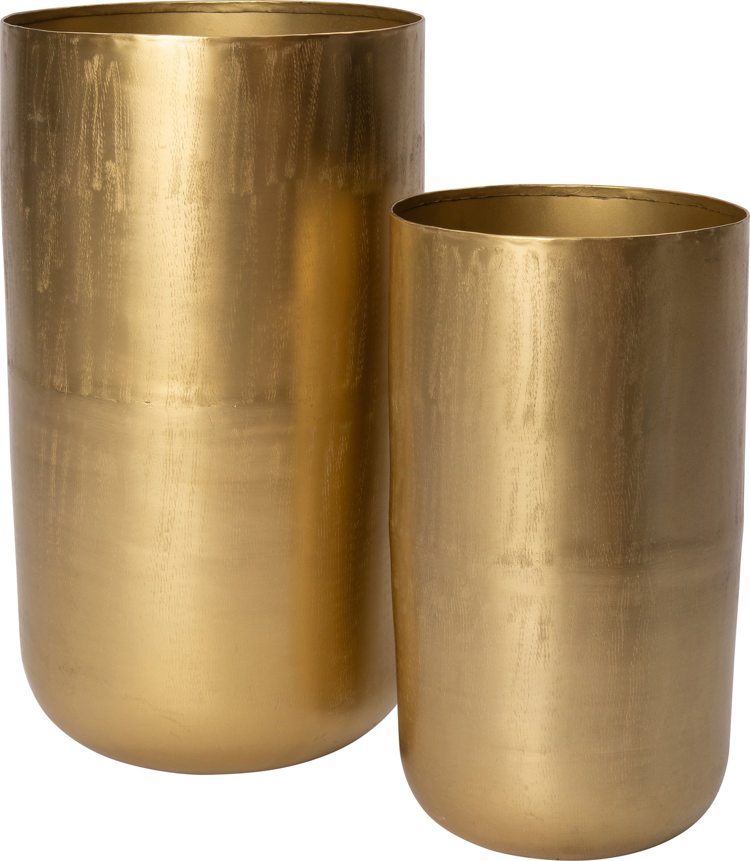 Intratuin vaas Oulu goud D 17 H 30 cm
