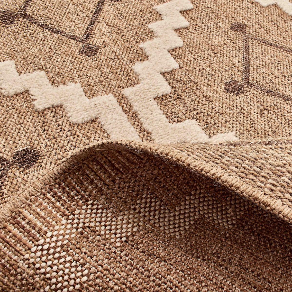 Tapis extérieur marron 60x90 cm