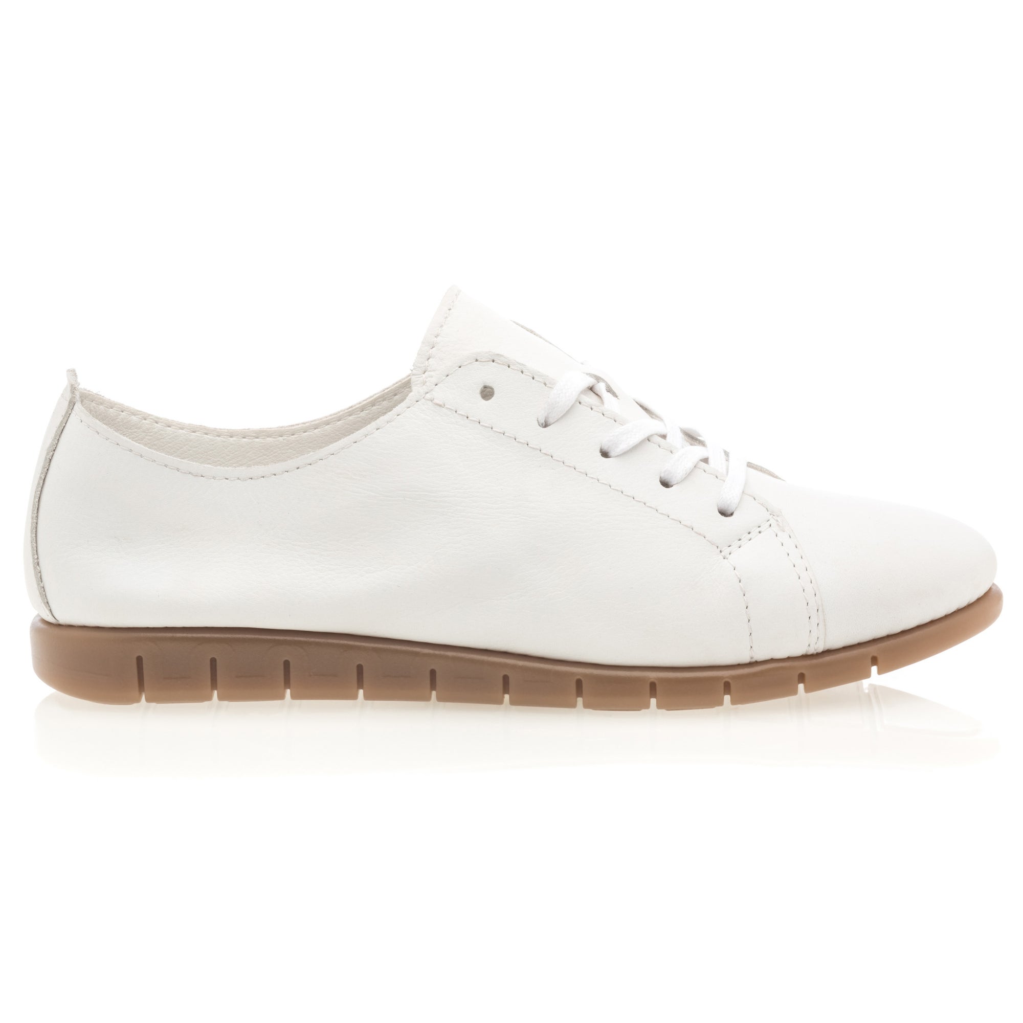 Baskets basses Femme en cuir blanc