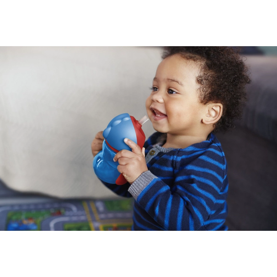 Philips Avent Strohhalmbecher SCF79601 blau  rot 200 ml 9M+