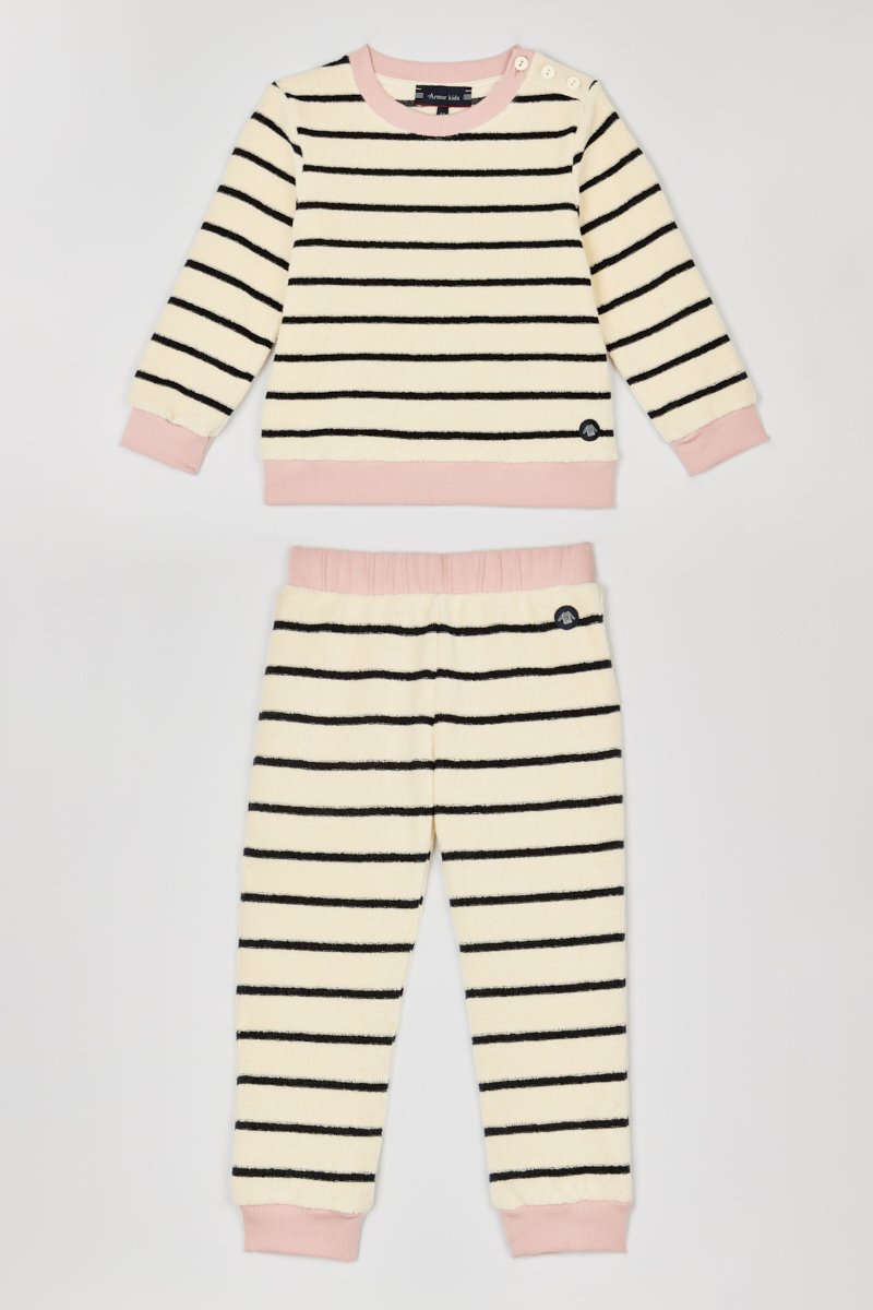 Pyjama rayé Kids - coton bouclette