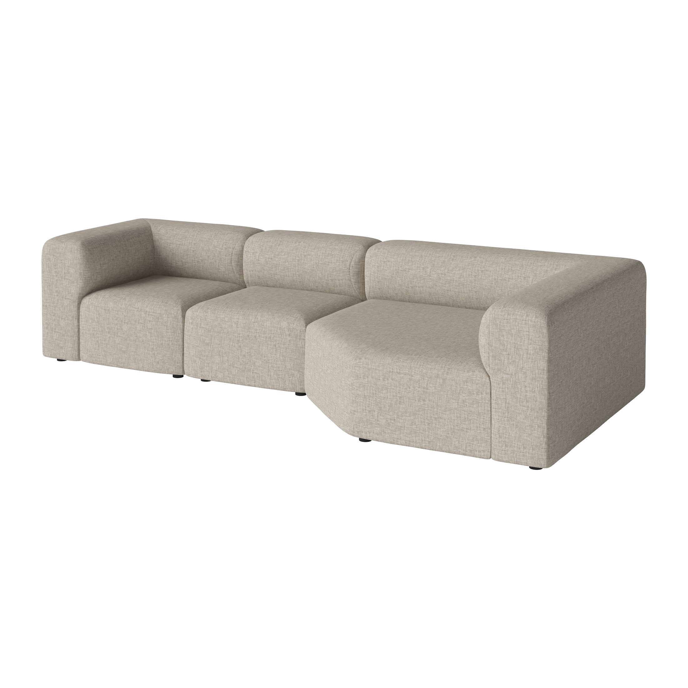 Bolia Angle 3-zitsbank - Grote Hoek - Dark Beige