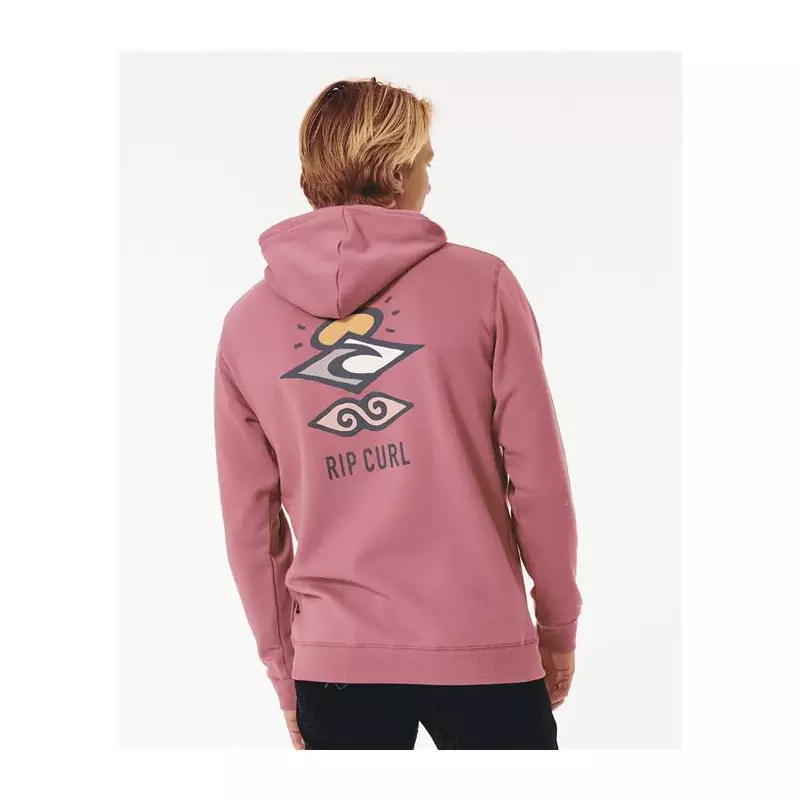 Sweat RIPCURL Search Icon Hood Mauve M