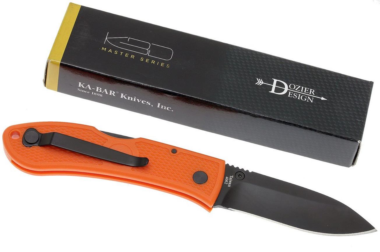 KA-BAR Dozier Folding Hunter Orange 4062BO