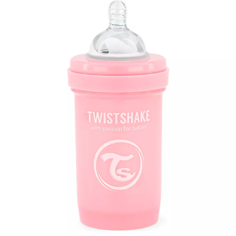 TWISTSHAKE Babyflasche Anti-Kolik 180 ml pastell rosa