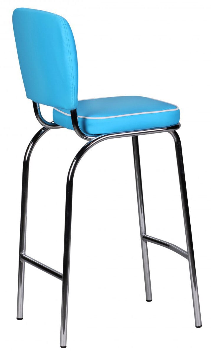 Barhocker Bryne blau/weiß