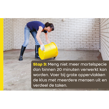 Weber Egalisatie zichtvloer 20 kg.