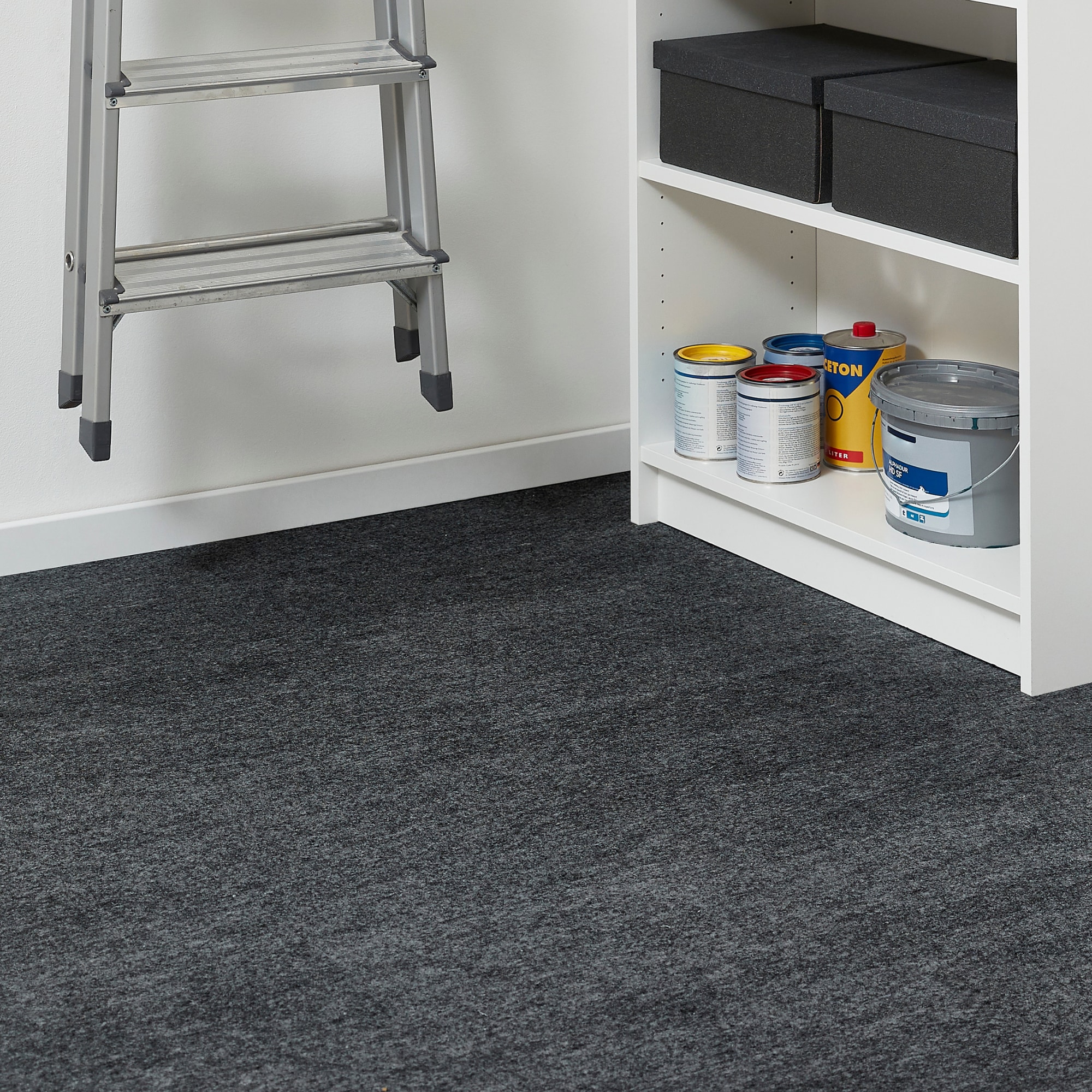 Andiamo Teppichfliese »Skandi, selbstklebend« rechteckig 4 mm Höhe 40x40 cm, 25 Stück (4 qm), 50 Stück (8 qm) oder 100 Stück (16 qm)