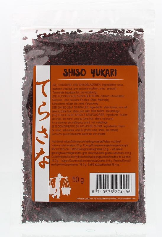 Terrasana Yukari shiso strooisel 50g
