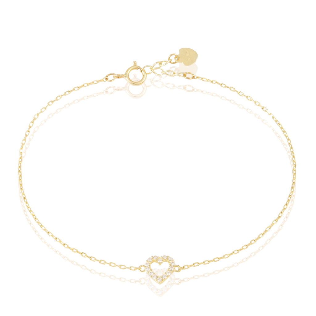 Bracelet Eufemia Or Jaune Oxyde De Zirconium