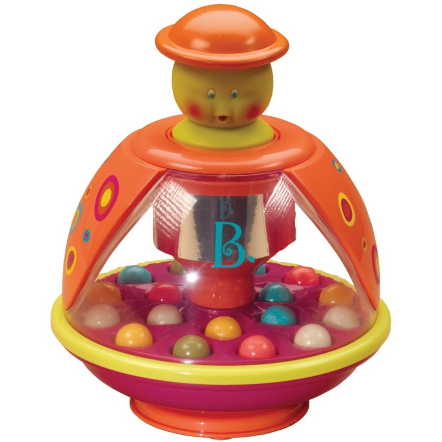 B.TOYS B. Poppitoppy Tangerine Kreisel 1