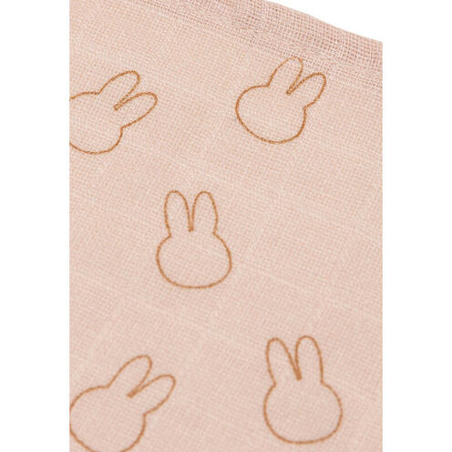 Lot de 3 langes en gaze de coton small 70x70cm Miffy - Wild rose - JOLLEIN