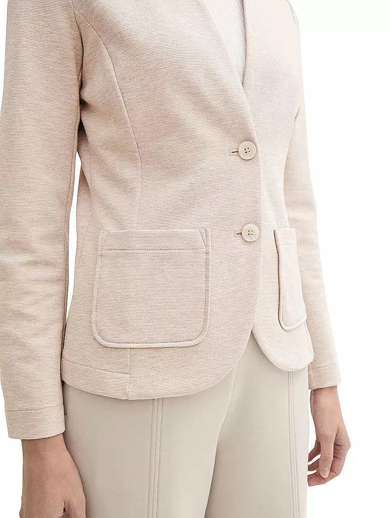 TOM TAILOR Jerseyblazer beige