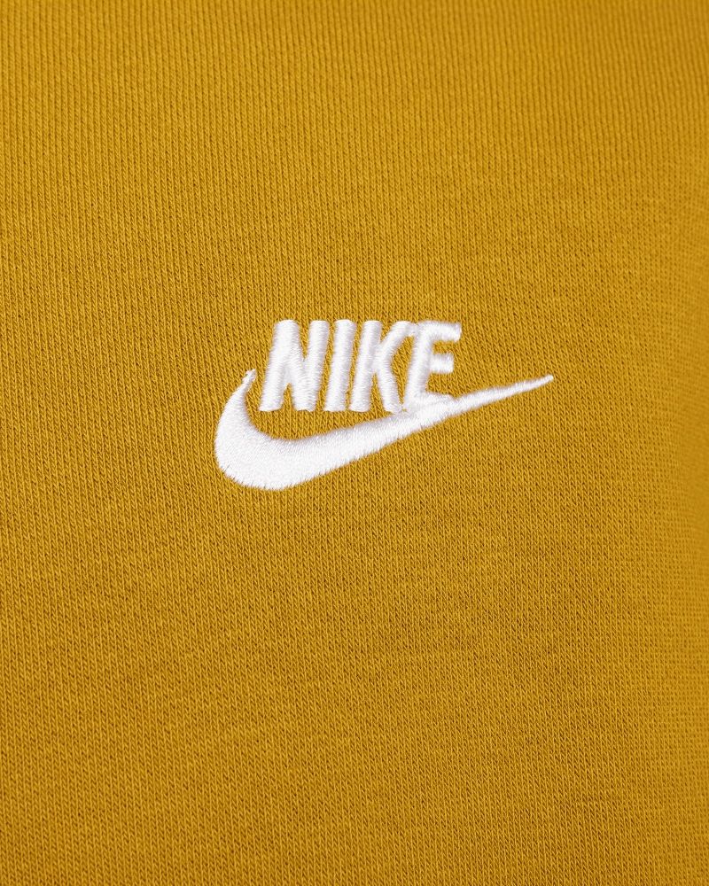 Sweat zippé à capuche Nike Sportswear Club Fleece Jaune pour homme