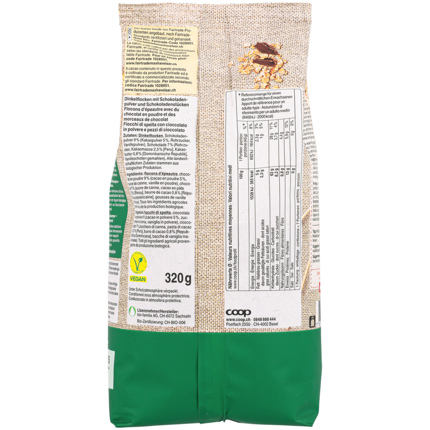 Naturaplan Bio Porridge Choco