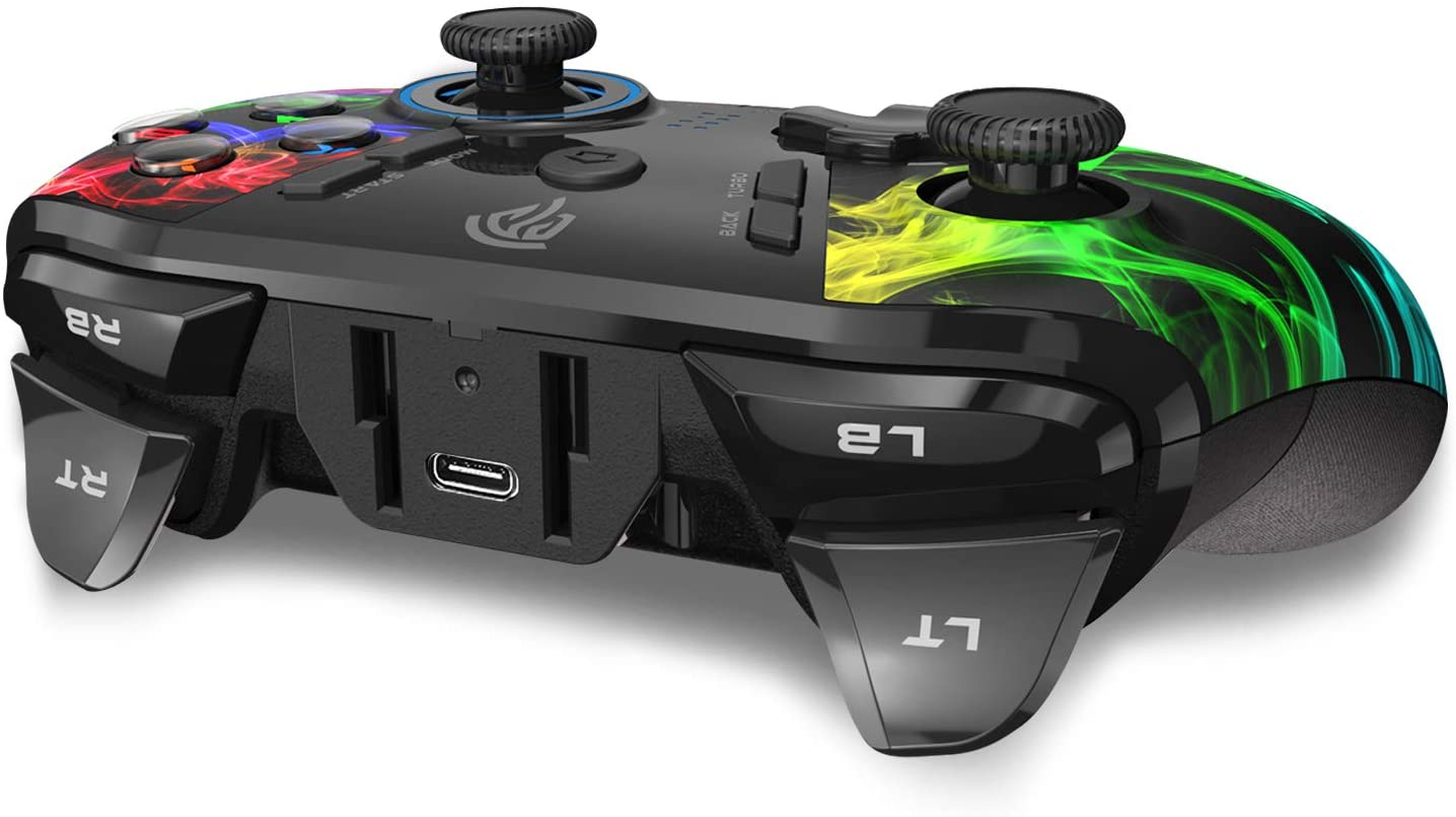 Kabelloser 2.4GHz Wireless Game Controller für Sony PlayStation PS3 / PC / Android (ESM-9110) - Bunt