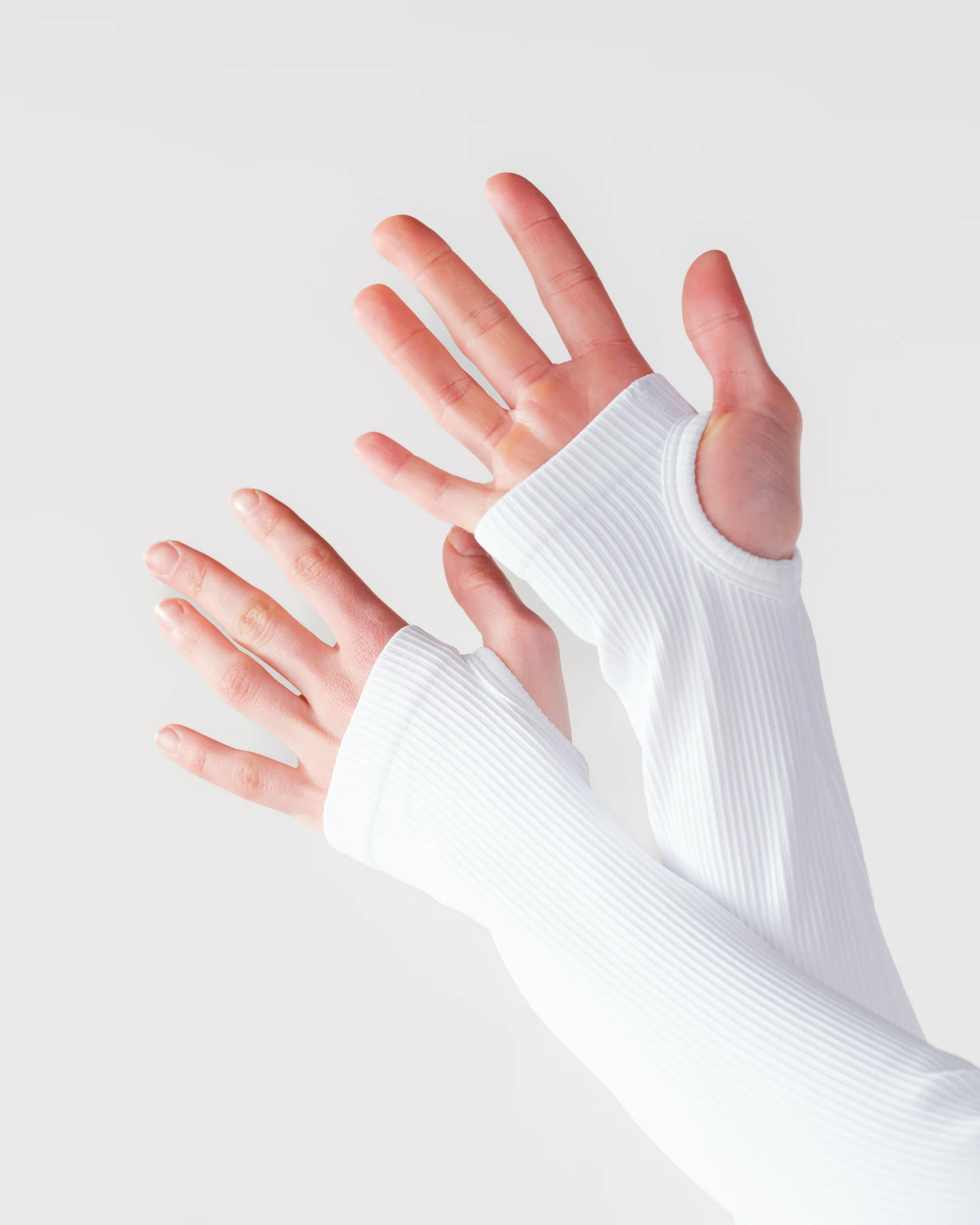 Bumpro Perfect Rib Sweatshirt White