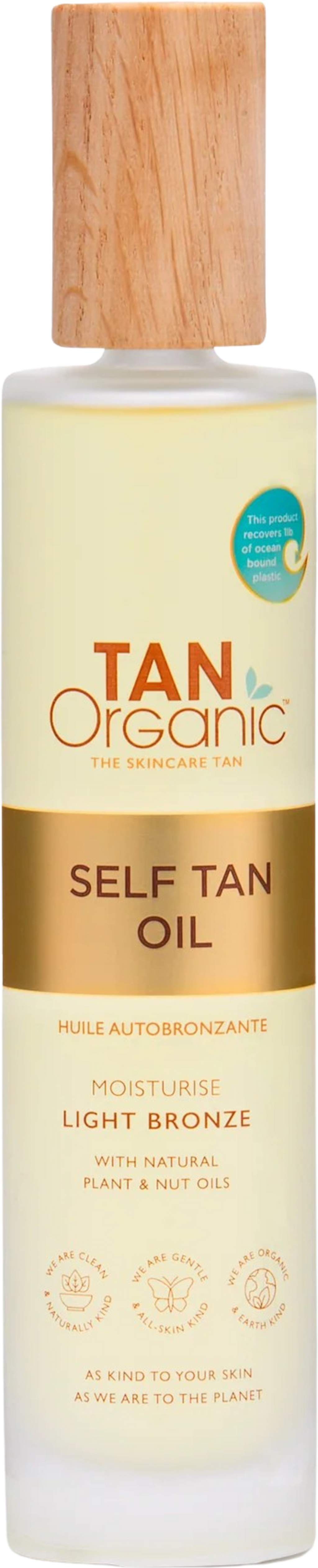 TAN Organic  Self Tan Oil Light Bronze, 100 ml