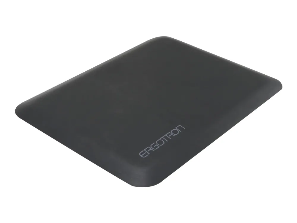 Ergotron WorkFit Small - Gulvmåtte - rektangulær - 61 x 46 cm - sort