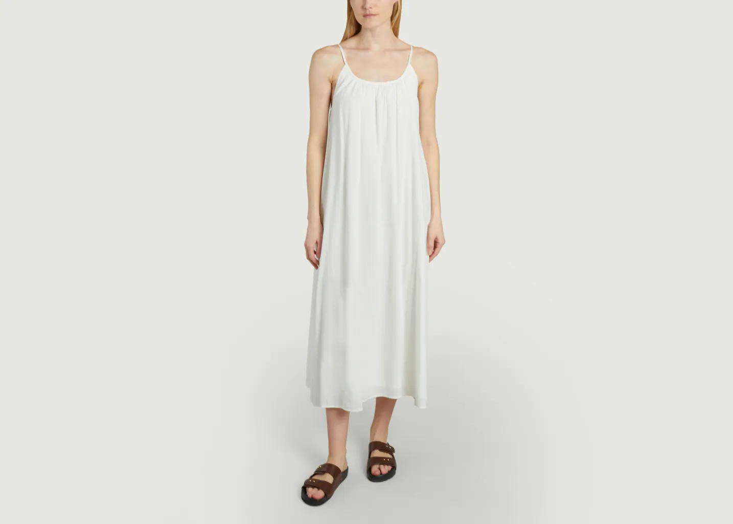 Robe À Bretelles À Structure Rayée KCA