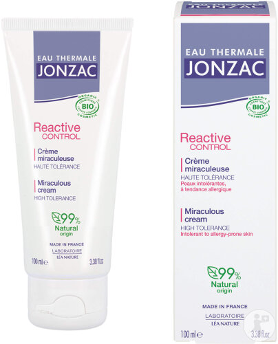 Eau Thermale Jonzac Reactive Control Crème Miraculeuse Bio Peaux Intolérantes Allergiques 100ml
