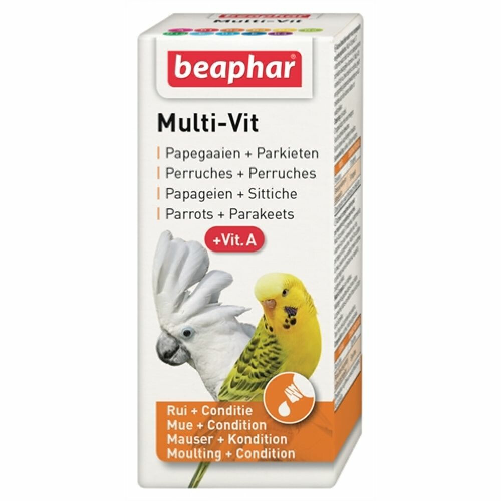 Beaphar Multi-Vit Papegaai20 ml