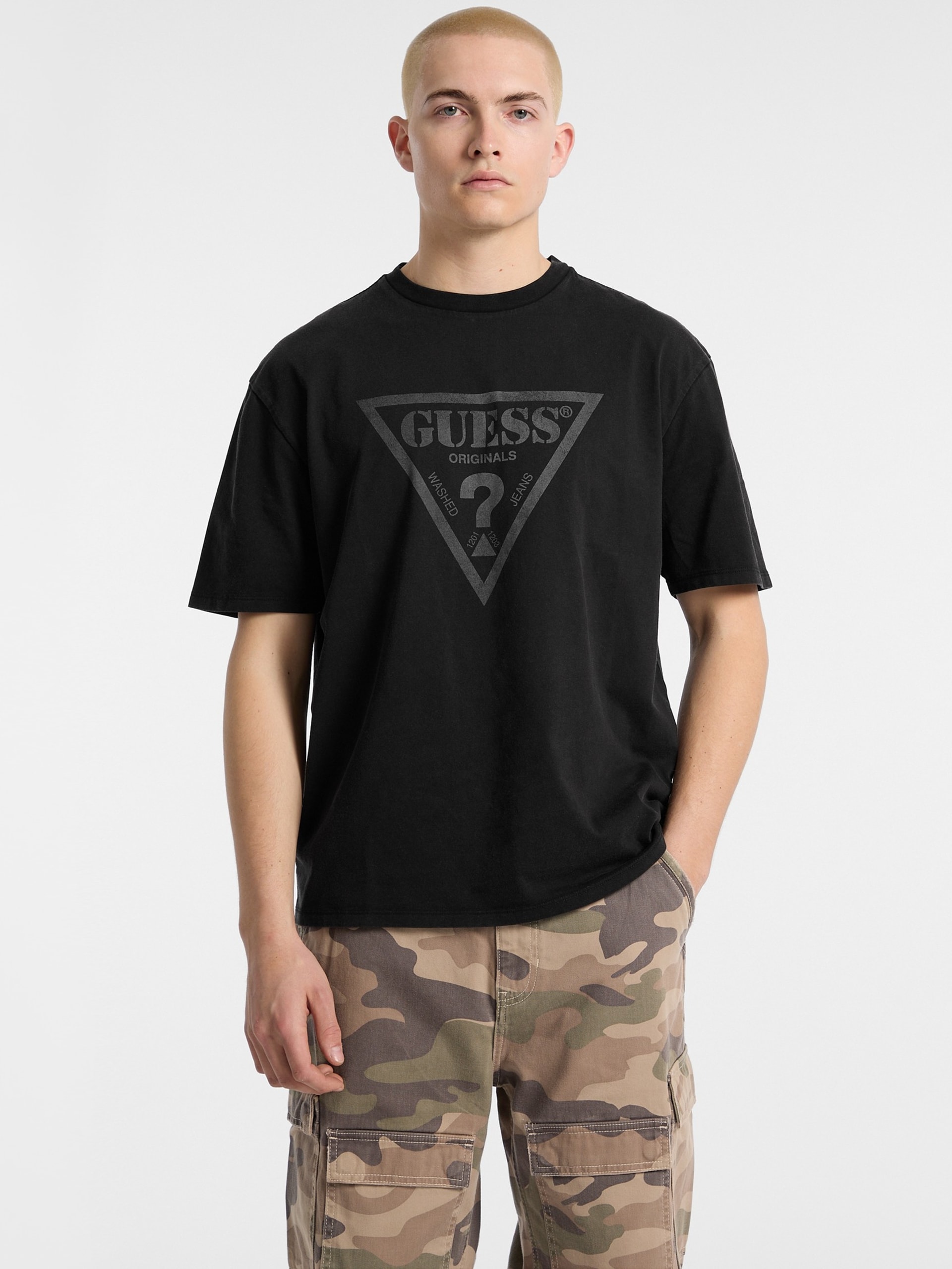 Camiseta GUESS Originals Eco Vintage Triangle