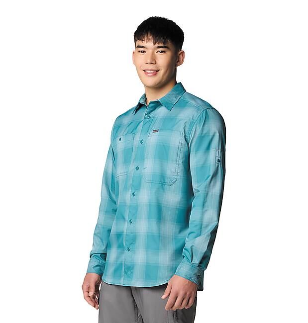 COLUMBIA - CHEMISE SILVER RIDGE UTILITY LITE PLAID LS M