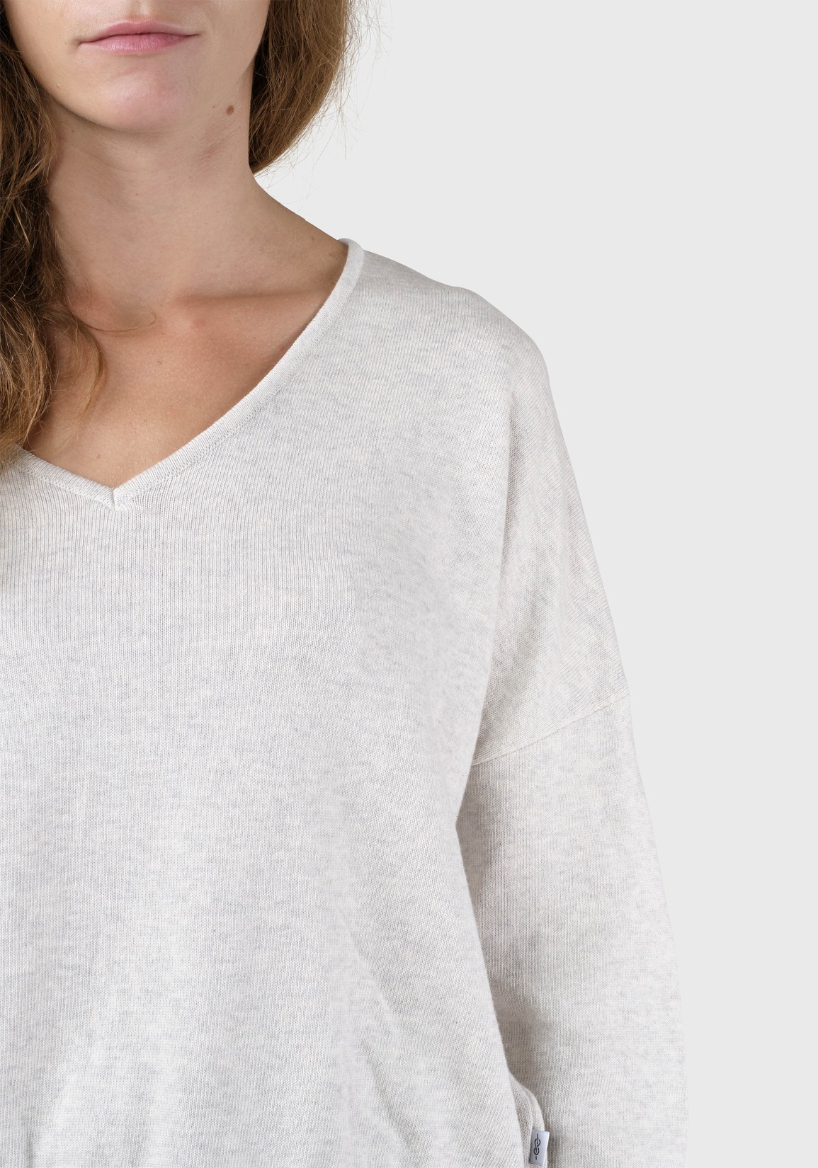 Klitmøller Collective Strickpullover Randi Cream Melange