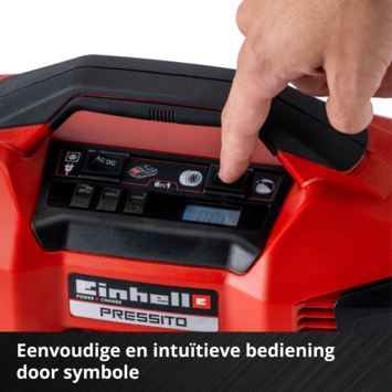 Einhell 18V compressor 6-in-1 Pressito Hybrid (zonder accu)