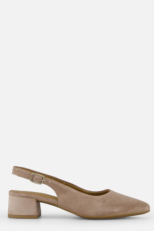 Tamaris Slingback Pumps taupe Leer
