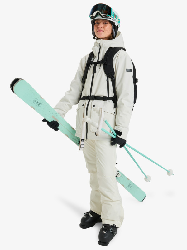 Stated 20K Veste de snow technique Blanc Femme